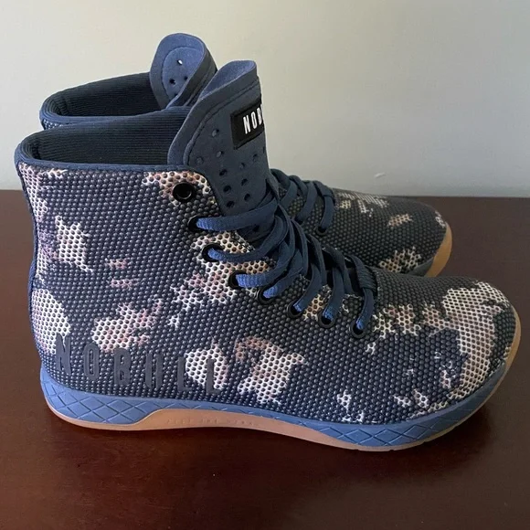 NOBULL‎ Trainer Shoes Mens Size 7 Womens 8.5 Gray High Top SuperFabric Floral Nobull project high top - Gem main image 3